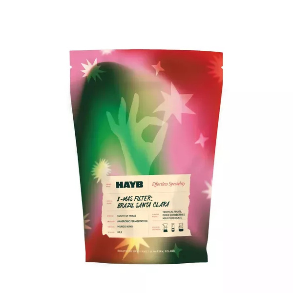 Kawa świąteczna HAYB X-mas Filter Brazil Santa Clara 250g