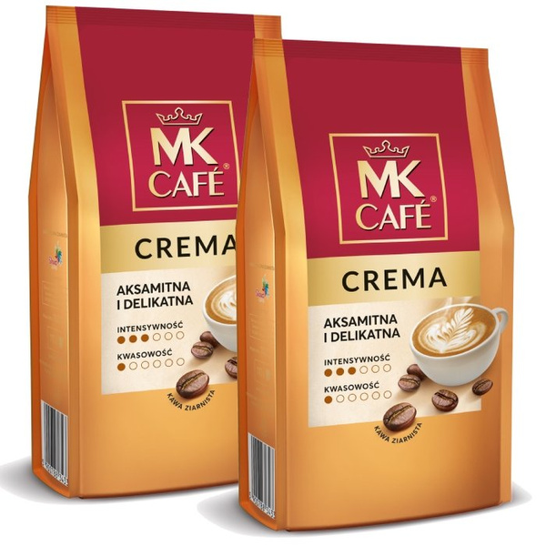ZESTAW Kawa ziarnista MK Cafe Crema 2x1kg