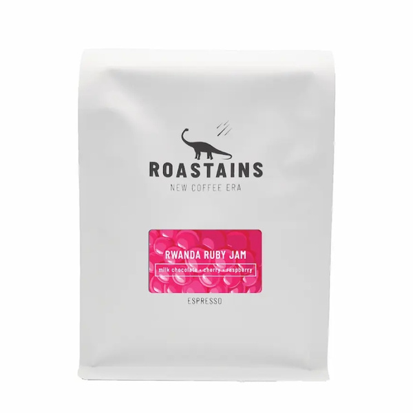 Kawa ziarnista Roastains Rwanda Ruby Jam 1kg – NIEDOSTĘPNY