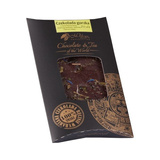 Gorzka czekolada M.Pelczar Chocolatier z karmelizowaną esencją zielonej herbaty i liśćmi mięty 85g