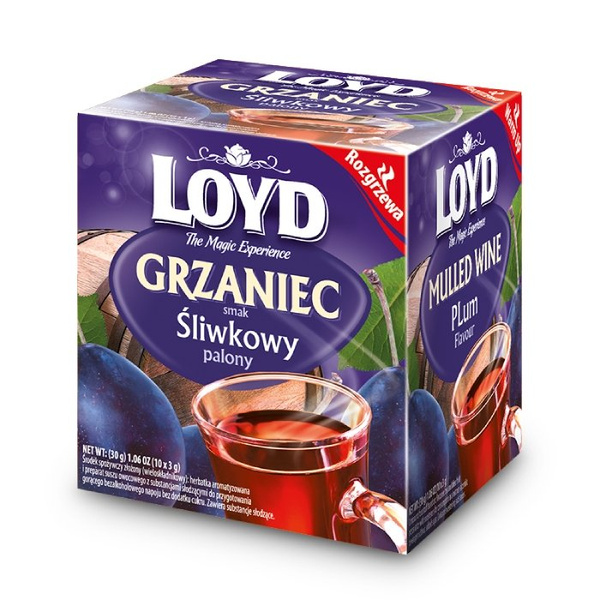 Herbata Loyd Grzaniec Śliwkowy palony 10x3g