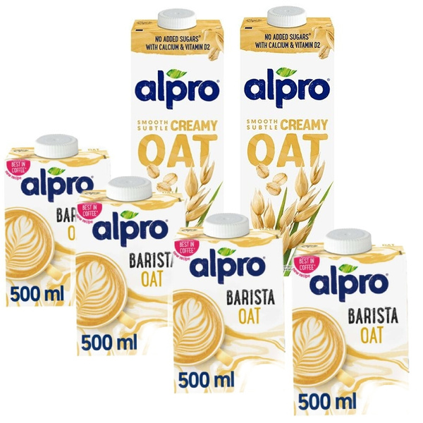 ZESTAW Napój ALPRO Drink Oat Owsiane 2x 1L + 4x ALPRO Barista Napój Owsiany 500ml 