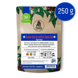 Kawa ziarnista Ingagi Coffee Cuba Caracolillo Special Omniroast 250g - NIEDOSTĘPNY - opinie w konesso.pl