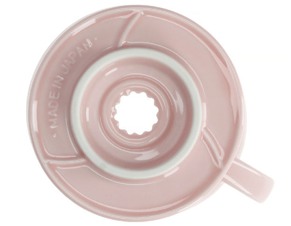 Ceramiczny Drip Hario V60-02 - Różowy