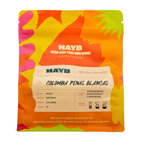 Kawa ziarnista HAYB Colombia Penas Blancas 250g – NIEDOSTĘPNY