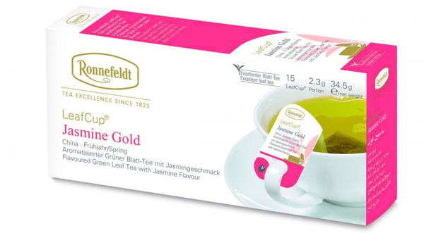 Zielona herbata Ronnefeldt Leaf Cup Jasmine Gold 15x2,3g
