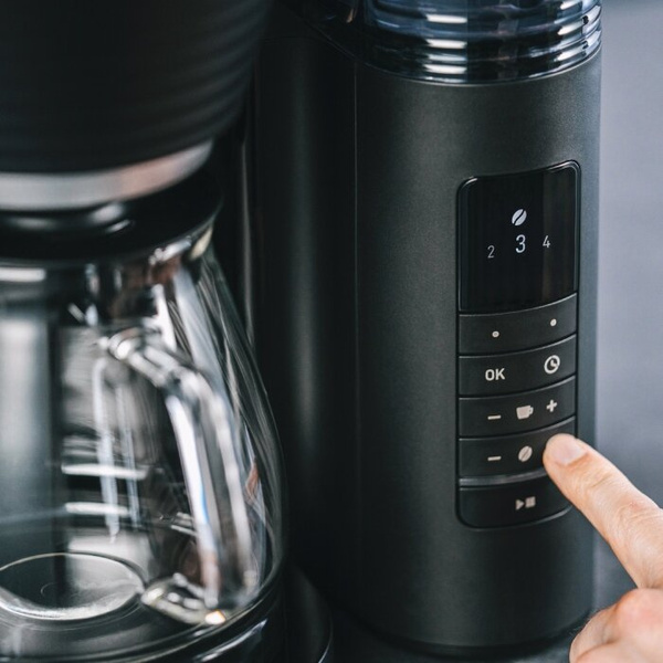 Ekspres przelewowy Melitta AromaFresh PRO II 1030-01 - Czarny mat + 250G KAWY GRATIS