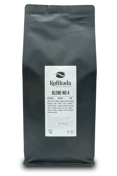 Kawa ziarnista Kofikada Blend No4 1kg