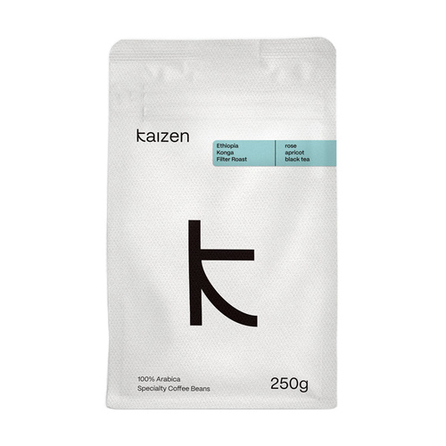 Kawa ziarnista Kaizen Coffee Ethiopia Konga Filter 250g - opinie w konesso.pl