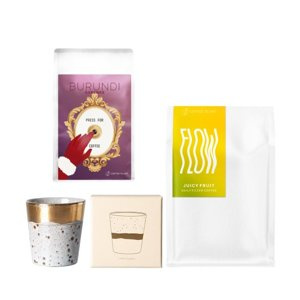 Zestaw prezentowy COFFEE PLANT ze złoconym kubkiem - NIEDOSTĘPNY