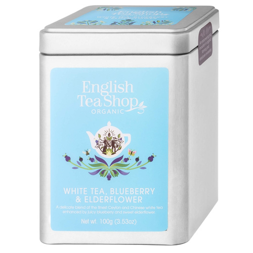 Herbata biała English Tea Shop White Tea Blueberry Elderflower 100g