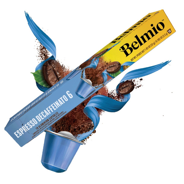 OUTLET - Kapsułki do Nespresso Belmio Espresso Decaffeinato 10 sztuk