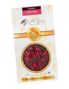 Gorzka czekolada M.Pelczar Chocolatier Desery Świata - Fondant 50g - opinie w konesso.pl