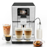 Ekspres do kawy KRUPS Intuition Experience Hot&Cold EA879EE0 - Srebrny + GRATIS 2KG KAWY