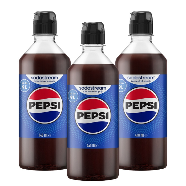 ZESTAW Syrop SodaStream Pepsi 3x440 ml