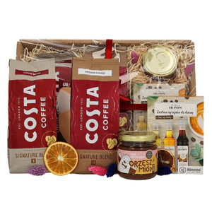 Zestaw prezentowy Costa Coffee® - Kawa ziarnista, kawa mielona, syropy i miód – NIEDOSTĘPNY