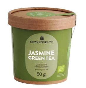 Zielona herbata Brown House & Tea Jasmine Green Tea - jaśminowa zielona herbata 50g - opinie w konesso.pl