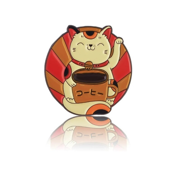 Przypinka - Kot Maneki-neko