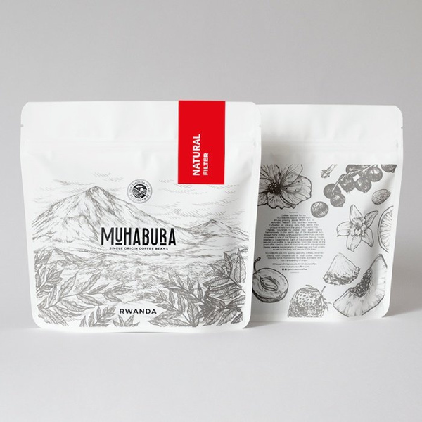 Kawa ziarnista RWANDA MUHABURA NATURAL FILTER 250g