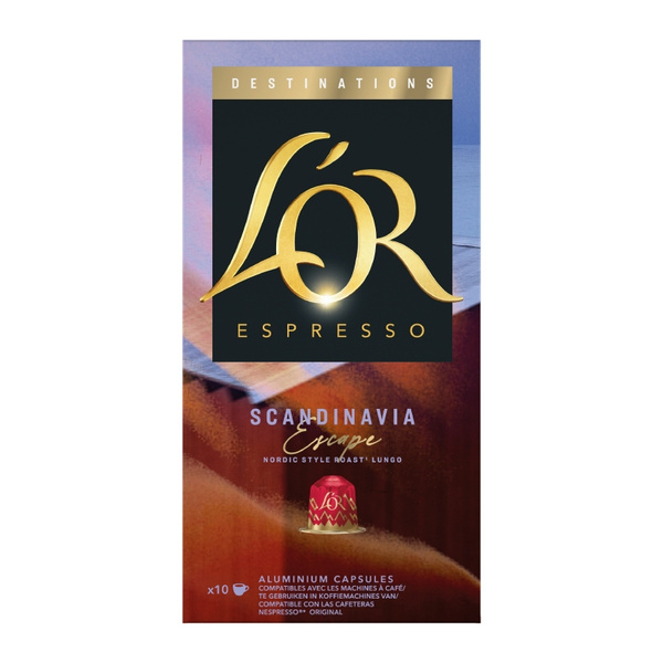 Kapsułki do Nespresso L'OR Destinations Scandinavia Escape 10 szt.