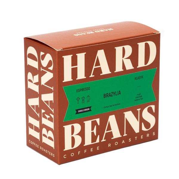 Kawa ziarnista Hard Beans Brazylia Campo Das Vertentens 250g