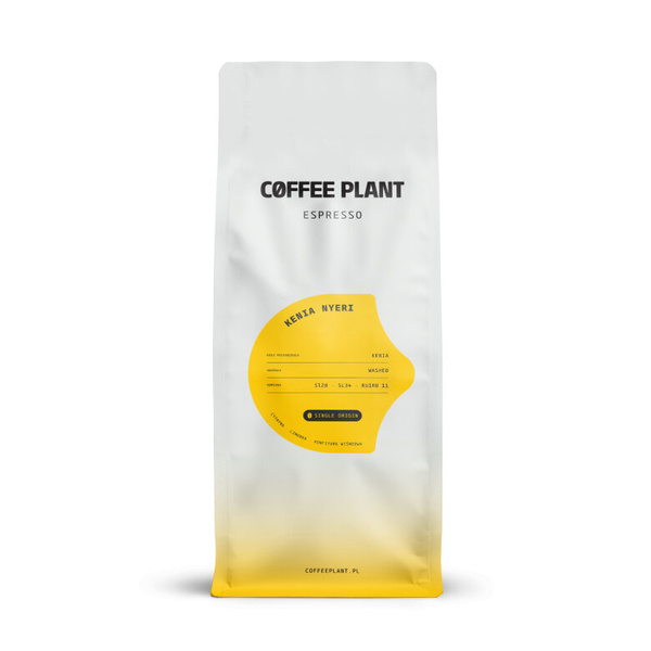 Kawa ziarnista COFFEE PLANT Kenia Nyeri Espresso 1kg – NIEDOSTĘPNY