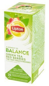 Zielona herbata Lipton Classic Green Tea Red Berries 25x1,4g