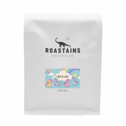 Kawa ziarnista Roastains Brazylia Milky Cloud - Love is Love 1kg - opinie w konesso.pl