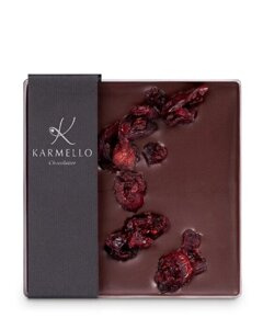 Czekolada ciemna Karmello z żurawiną 50g