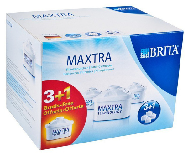 BRITA MAXTRA - Wkład, Filtr wody do dzbanków 4szt – NIEDOSTĘPNY