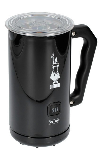 Elektryczny spieniacz do mleka Bialetti Milk Frother MKF02 Nero - Czarny