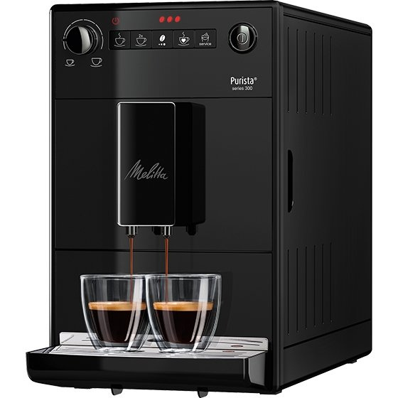 Ekspres do kawy Melitta Purista F23/0-002 Pure Black + GRATIS 1KG KAWY