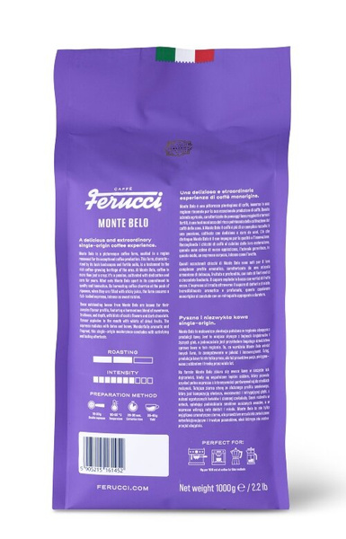 Kawa ziarnista Ferucci Monte Belo 1kg