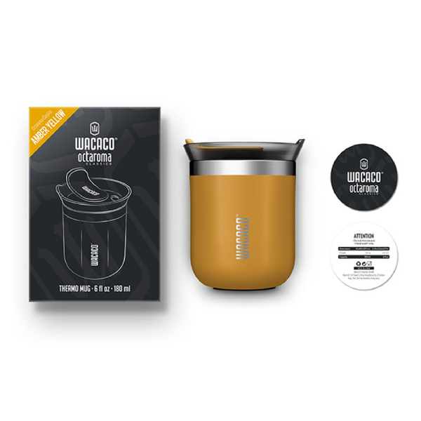 Kubek termiczny Wacaco Octaroma Classico Amber Yellow 180 ml