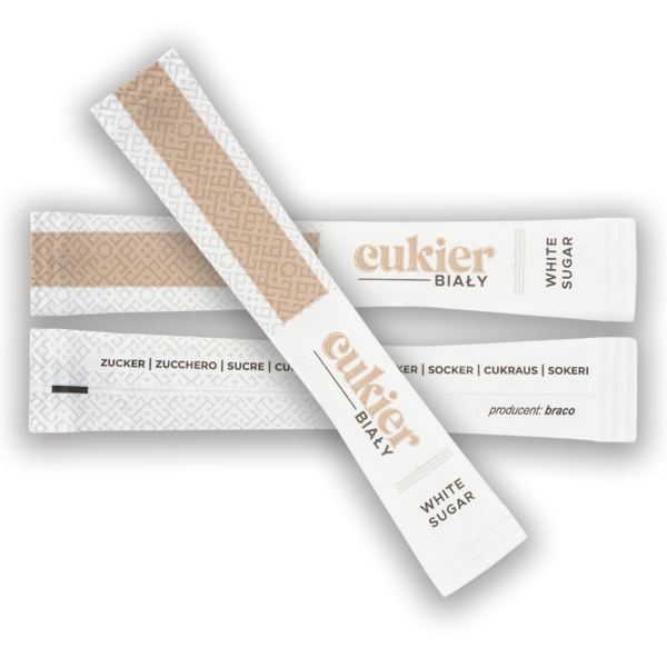 Cukier biały w paluszkach - 1000x5g