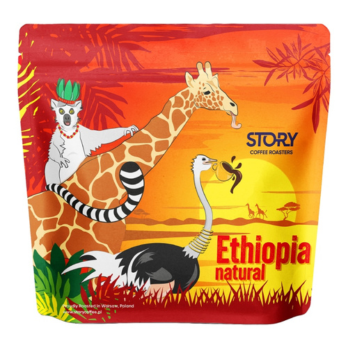 Kawa ziarnista Story Etiopia Sidamo Bombe Natural 250g - NIEDOSTĘPNY