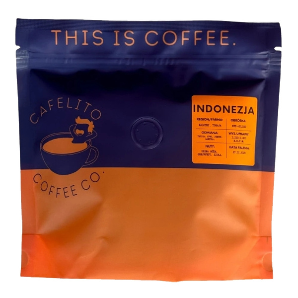 Kawa ziarnista Cafelito Indonezja Kalossi 250g
