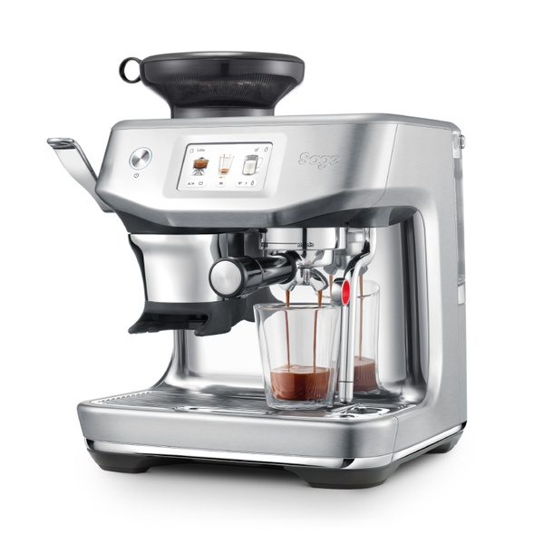 Ekspres do kawy Sage the Barista Touch™ Impress SES882BSS - Szczotkowana stal nierdzewna + ZESTAW AKCESORIÓW BARISTY GRATIS
