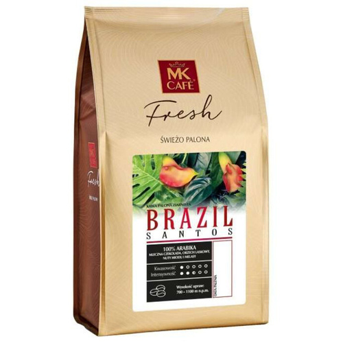 Kawa ziarnista MK Cafe Fresh Brazil Santos 1kg