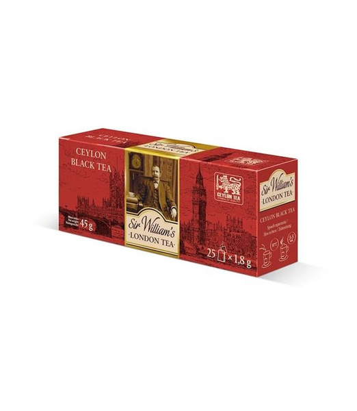 Czarna herbata Sir Williams London Tea Ceylon Black Tea 25x1,8g