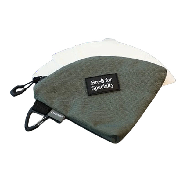 Etui na filtry do kawy Hario V60 - Szaro-zielony