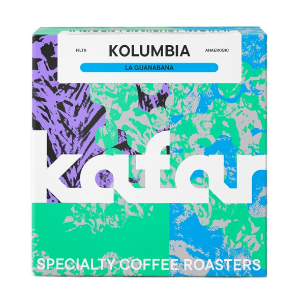 Kawa ziarnista Kafar Kolumbia La Guanabana natural anaerobic 250g