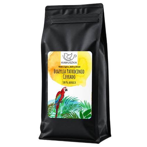 Kawa ziarnista Kawuszka Brazylia Patrocinio 1kg