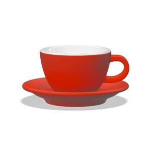 Filiżanka do cappuccino Club House Tulipano 210ml - Czerwona