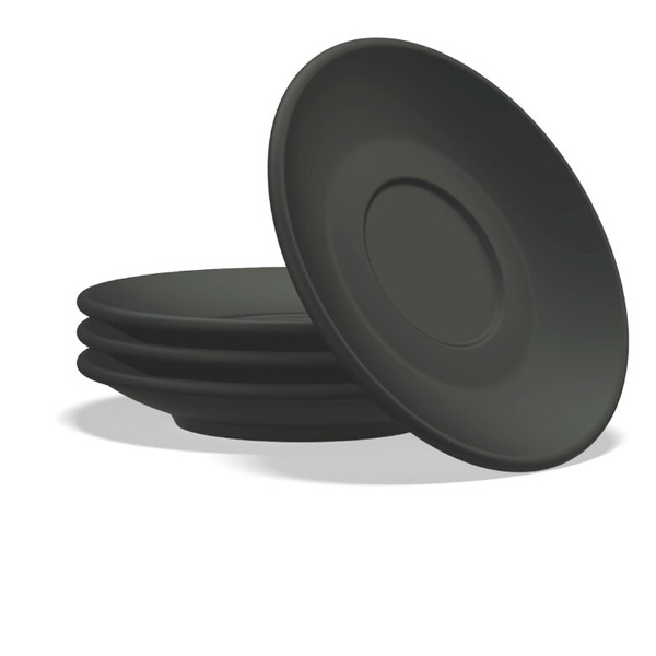 Filiżanka Club House Tulipano 300ml - Czarny mat