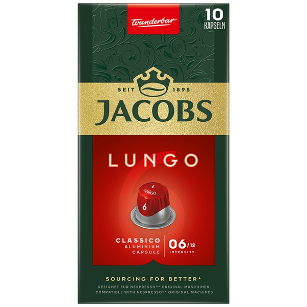 Kapsułki do Nespresso Jacobs Lungo 6 Classico 10 szt.