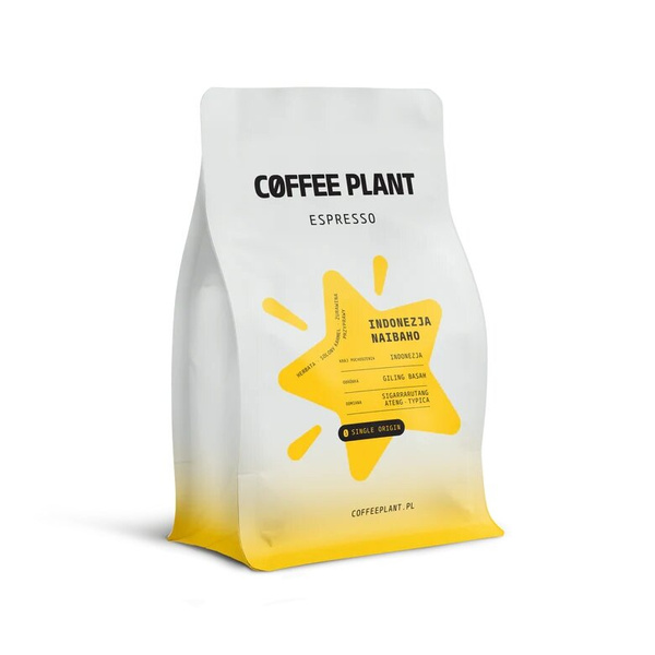 Kawa ziarnista COFFEE PLANT Indonezja Naibaho Espresso 250g - NIEDOSTĘPNY
