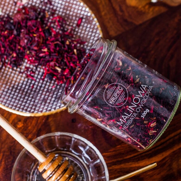 Herbata owocowa Krupiec Malinowa 100g