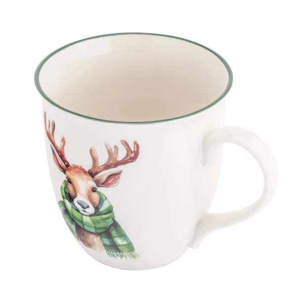 Kubek świąteczny Altom Design Renifer 630 ml