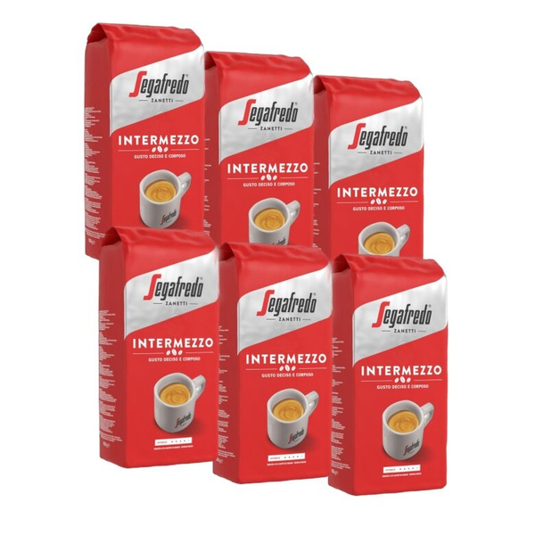 ZESTAW - Kawa ziarnista Segafredo Intermezzo 6x1kg
